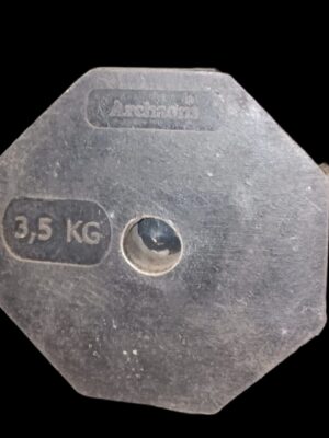 Discos Bumper Octogonal 3,5 Kg Para Mancuernas