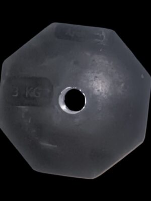 Discos Bumper Octogonal 3 Kg Para Mancuernas